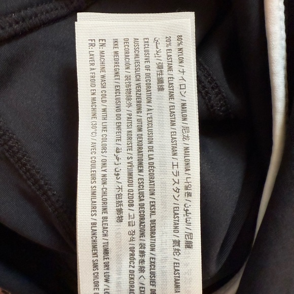 NWT Abercrombie & Fitch Mini Dress Skort Athletic Black White Size XXS Size 0 - Picture 16 of 16